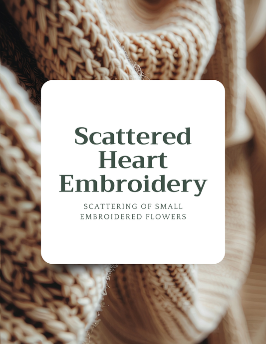 Scattered Heart Embroidery